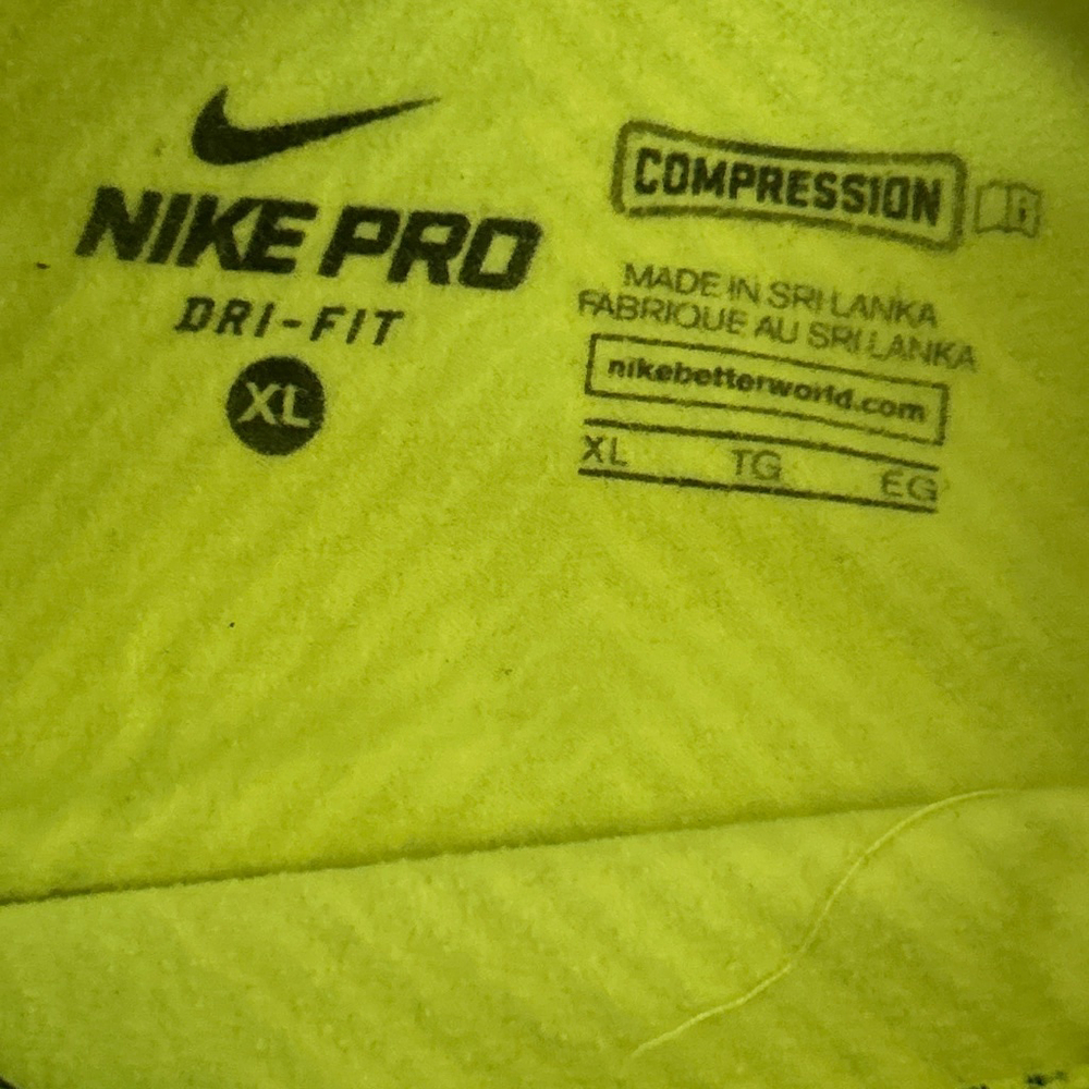 Boys Nike Green Black Geometric Long Sleeve Tee XL - Picture 5 of 7